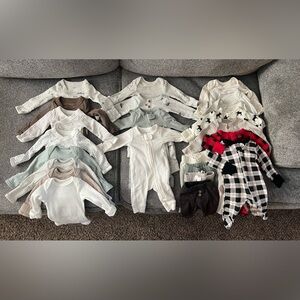 Lot of boys preemie clothes